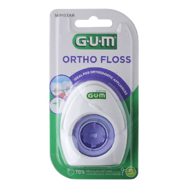 GUM ORTHO FLOSS FILO SPUGNOSO