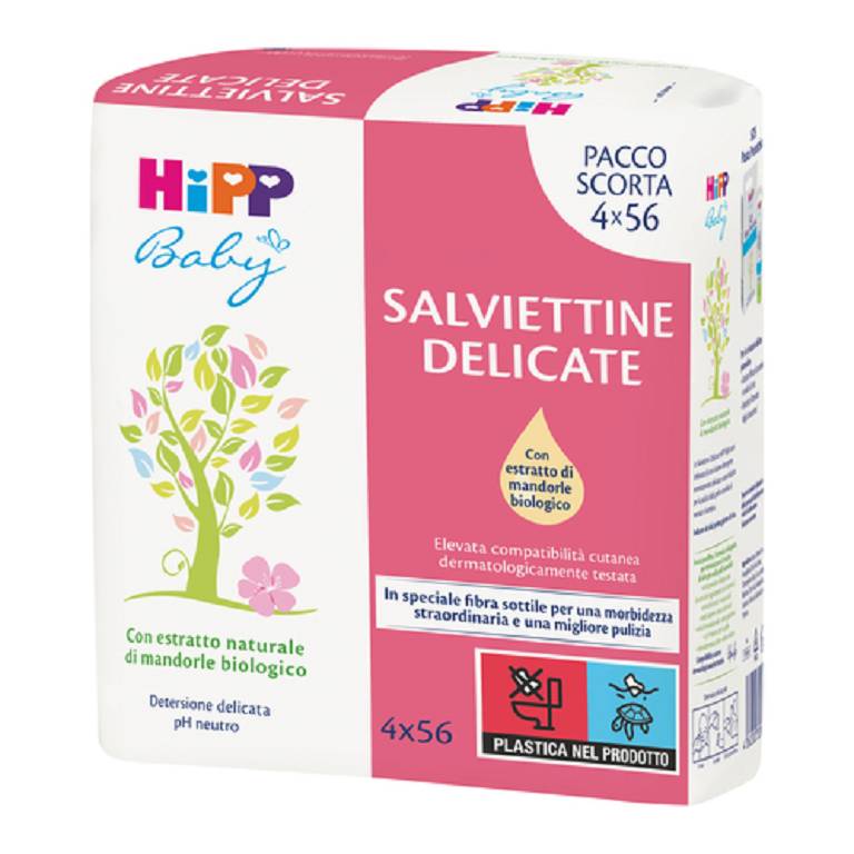 HIPP SALVIETTINE DEL MULT4X56P